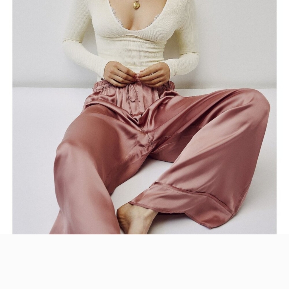 $50 Start Free people dreamy days pajama set rose color size small NWT - Picture 4 of 11
